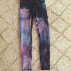 Ivivva leggings size 8. Galaxy paternity